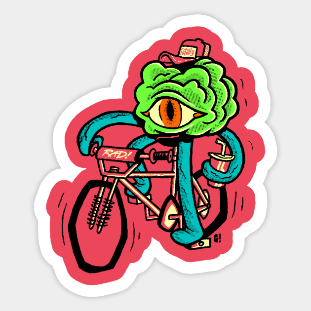 The hideous BMX thing Sticker by GiMETZCO!